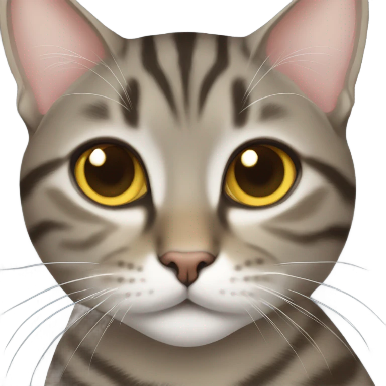 Tabby domestic shorthair  emoji