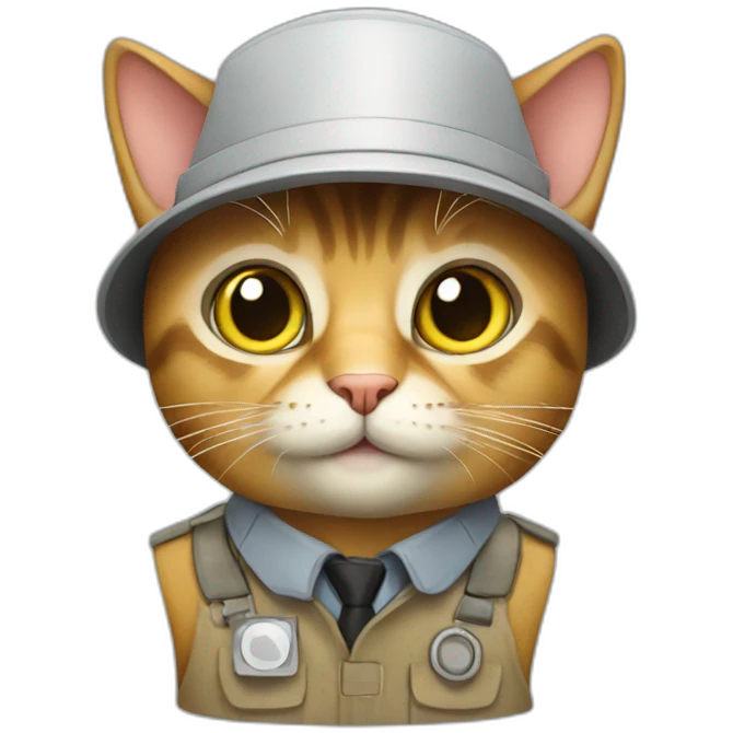 Cat Inspector emoji
