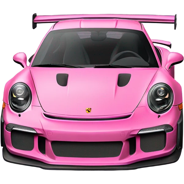 Pink Porsche 911 gt3 rs emoji