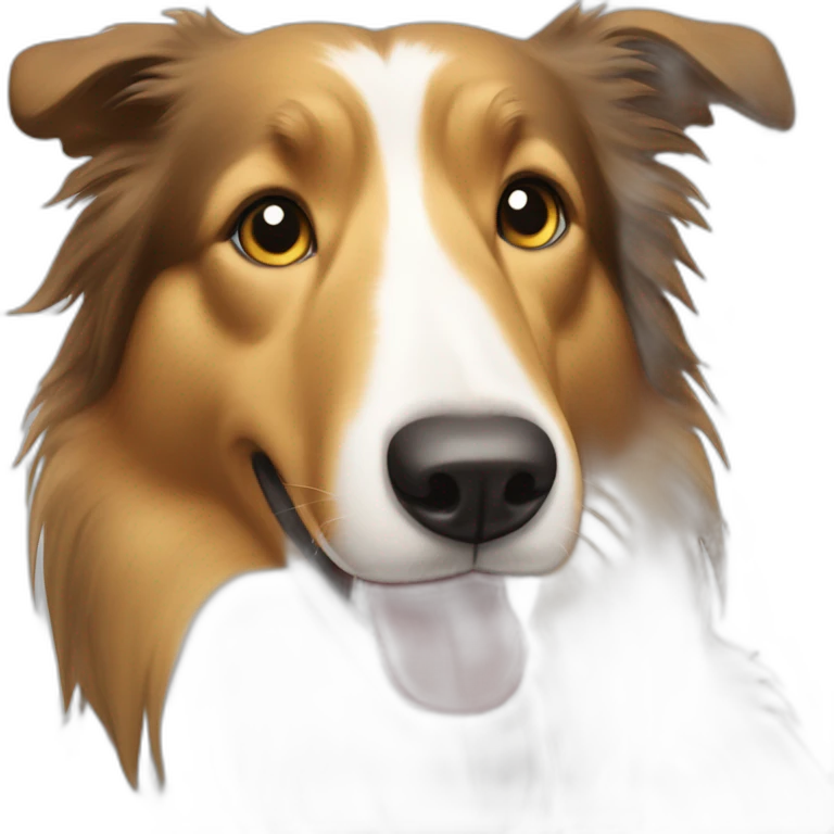 collie lassie emoji