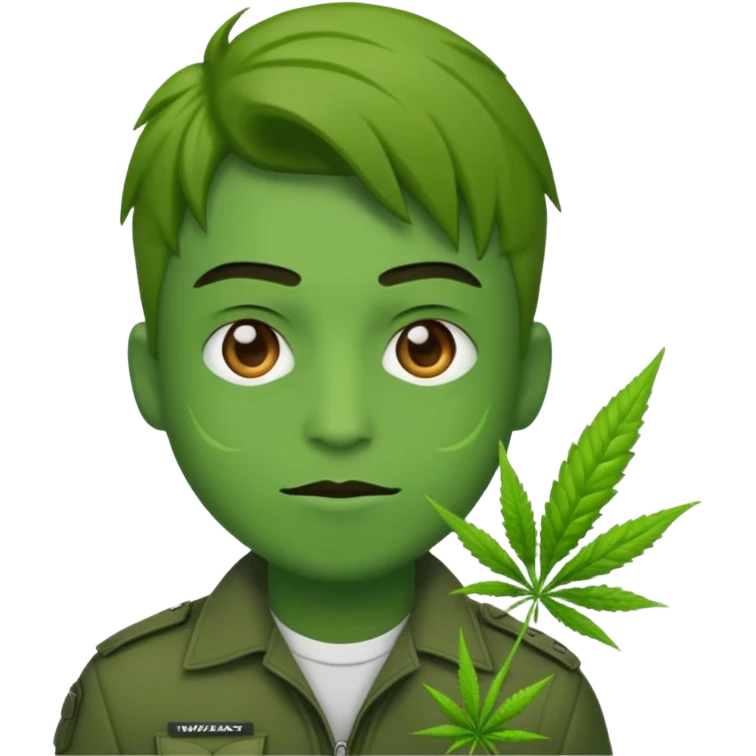 iphone emoji style WINGMAN FROM VALORANT WITH weed emoji