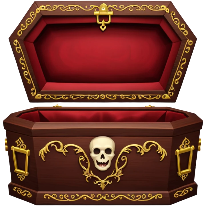 vampire coffin  emoji