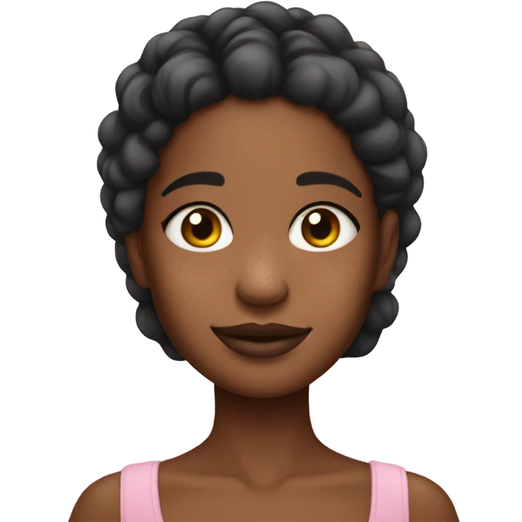 Hyper pigmentation girl emoji