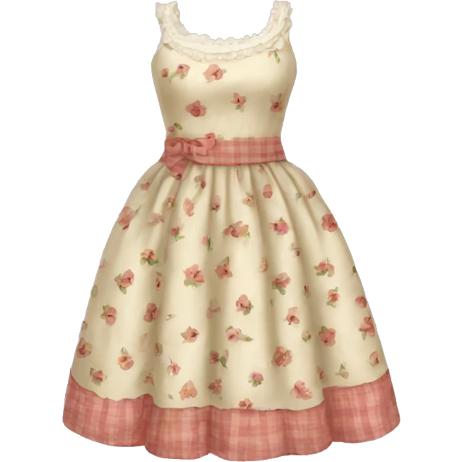 Cottagecore dress emoji