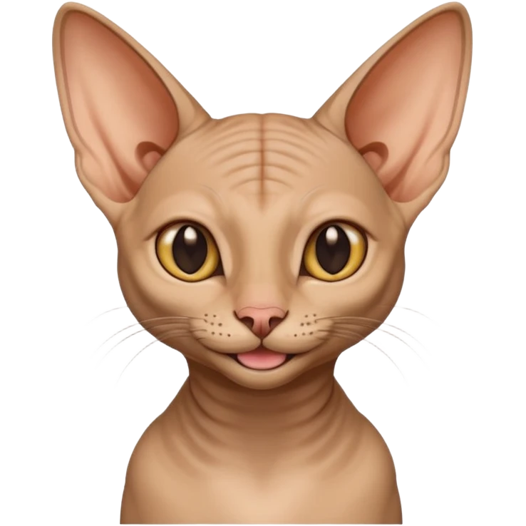 sphinx cat smiling emoji