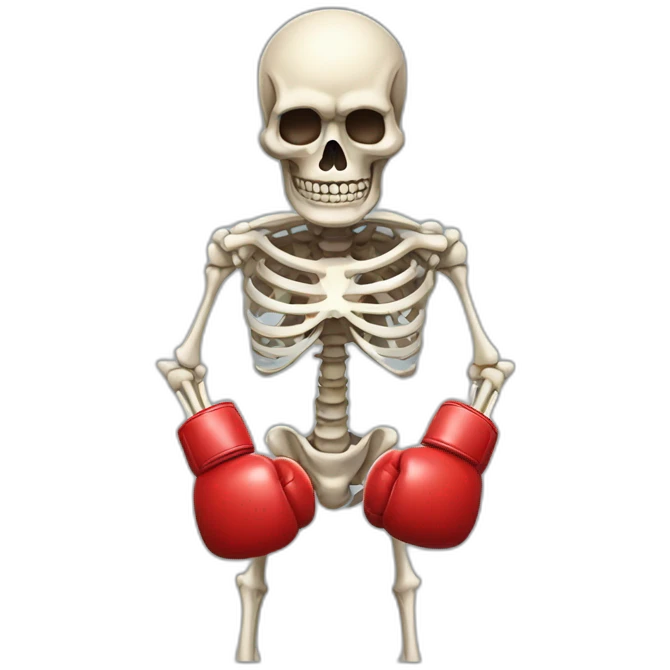 Skeleton boxing nurmagomedov emoji