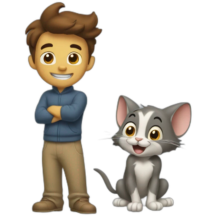 Tom and jerry emoji