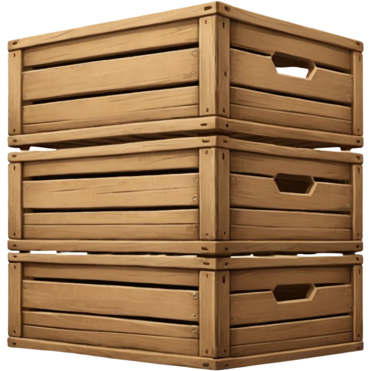 wooden crates emoji