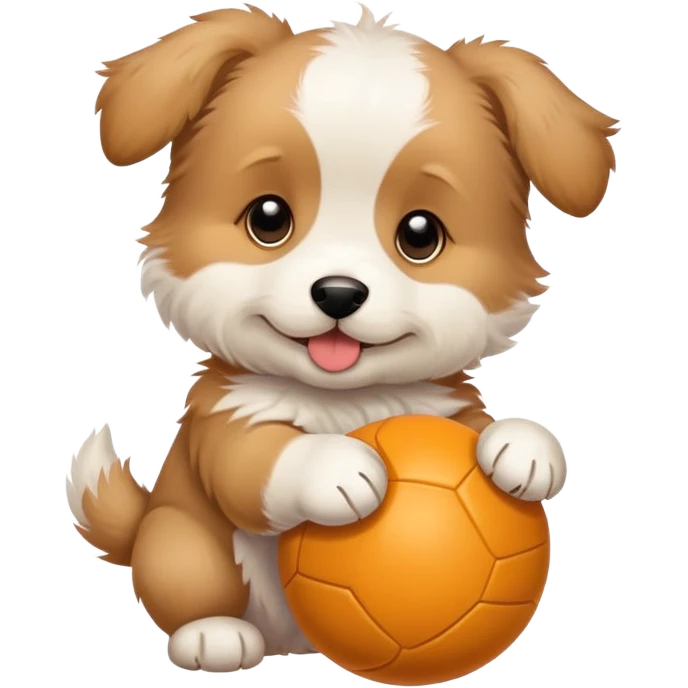 puppy playing emoji