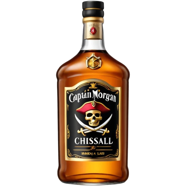 Bouteille de Captain Morgan, 1 l emoji