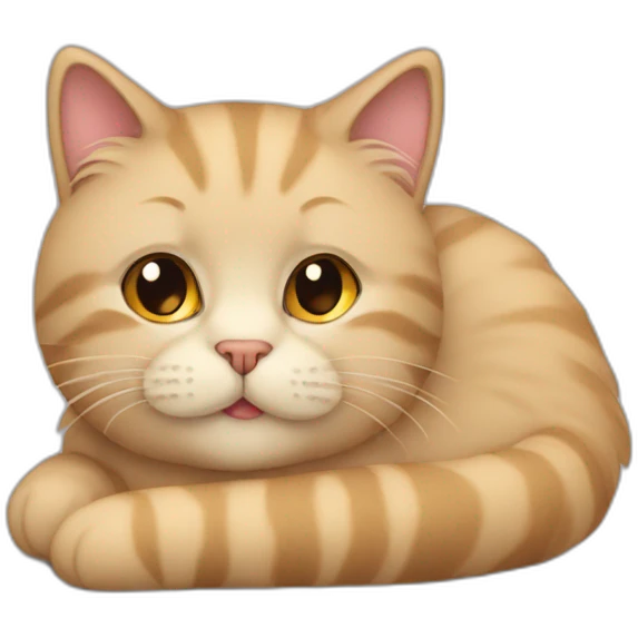 a-fluffy-beige-cat-curled-up-in-the- emoji