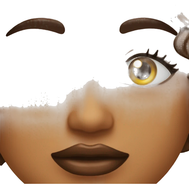 brown lipgloss emoji