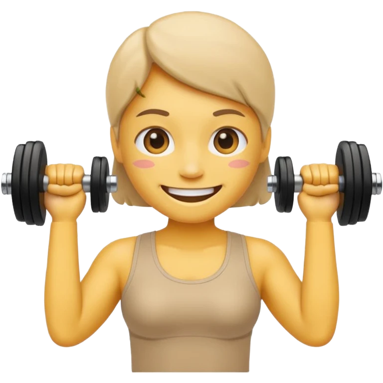beige Gym Wellness Emoji emoji