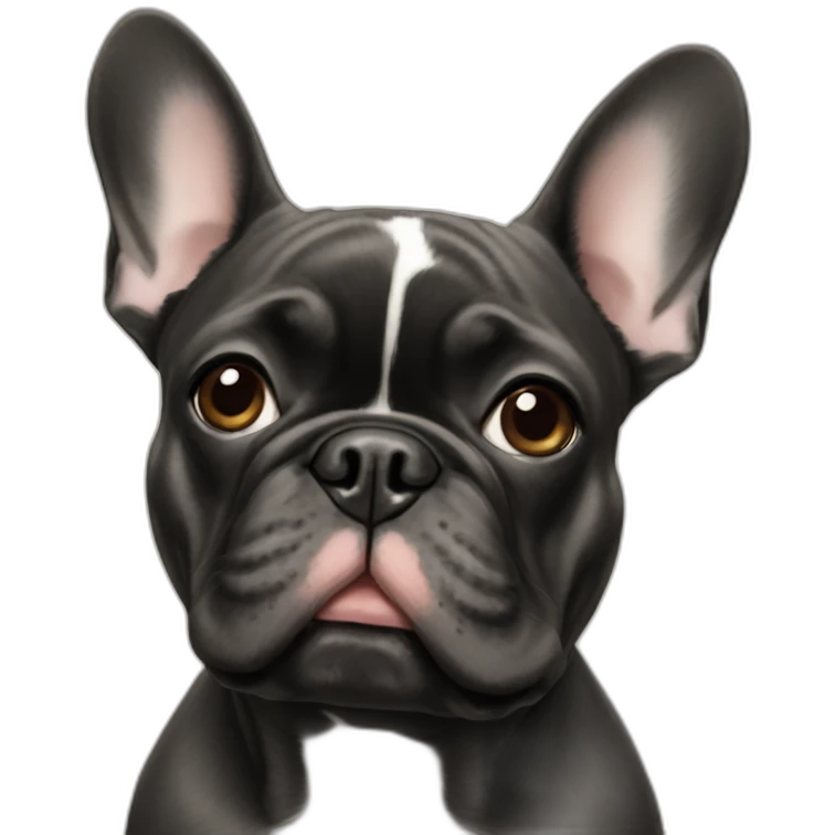French bulldog emoji