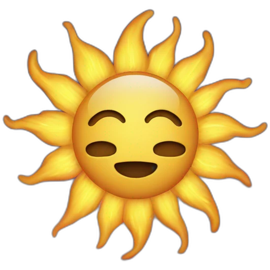 sun in the galaxy emoji