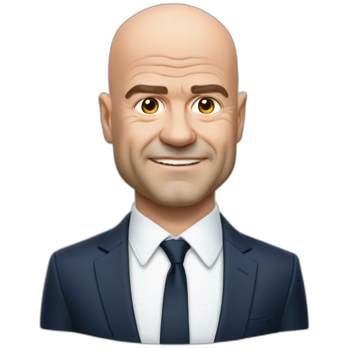 Gianni infantino qui fait du stop emoji