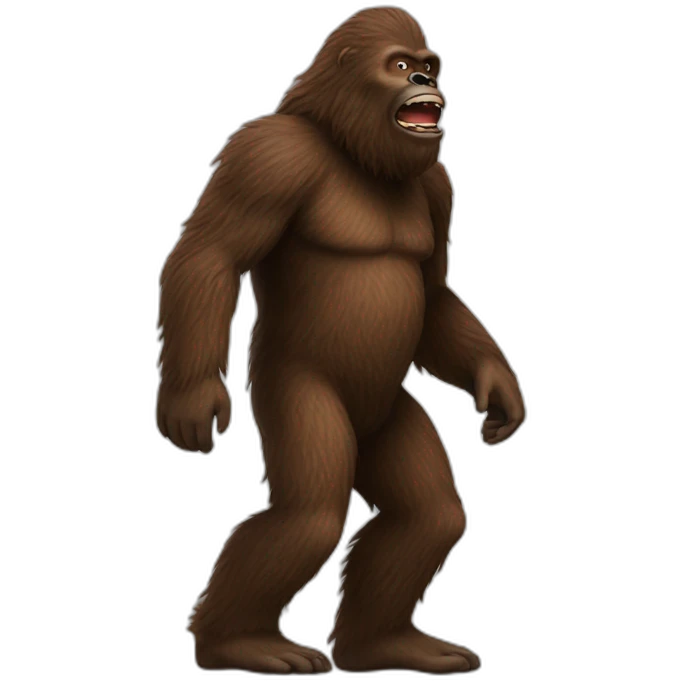 Bigfoot emoji