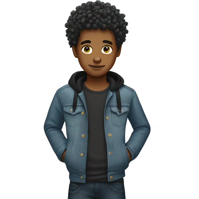 boys with cool hair emoji