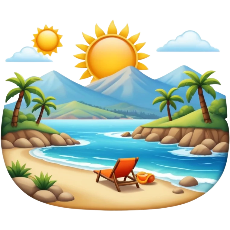 sunny day in California  emoji