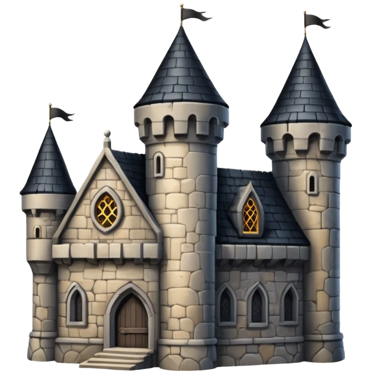 old castle emoji