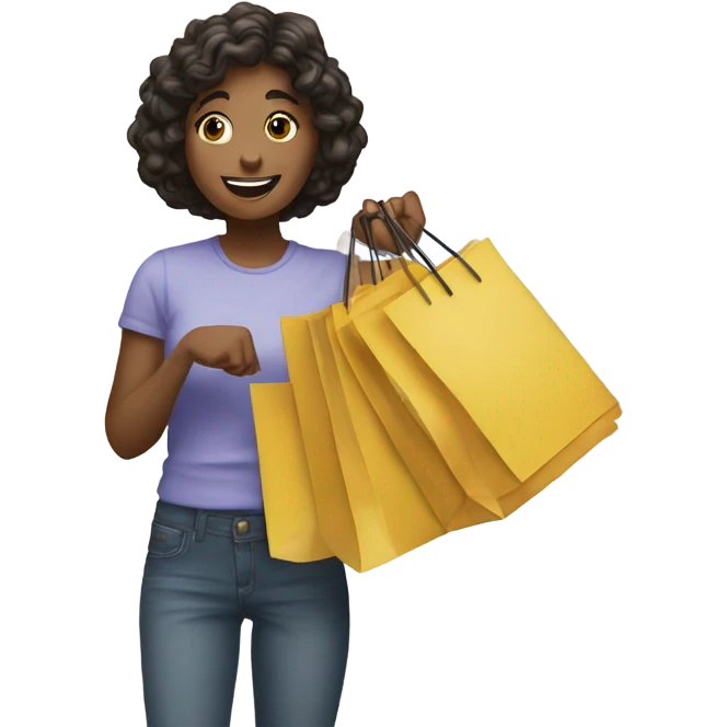 Girl shopping  emoji
