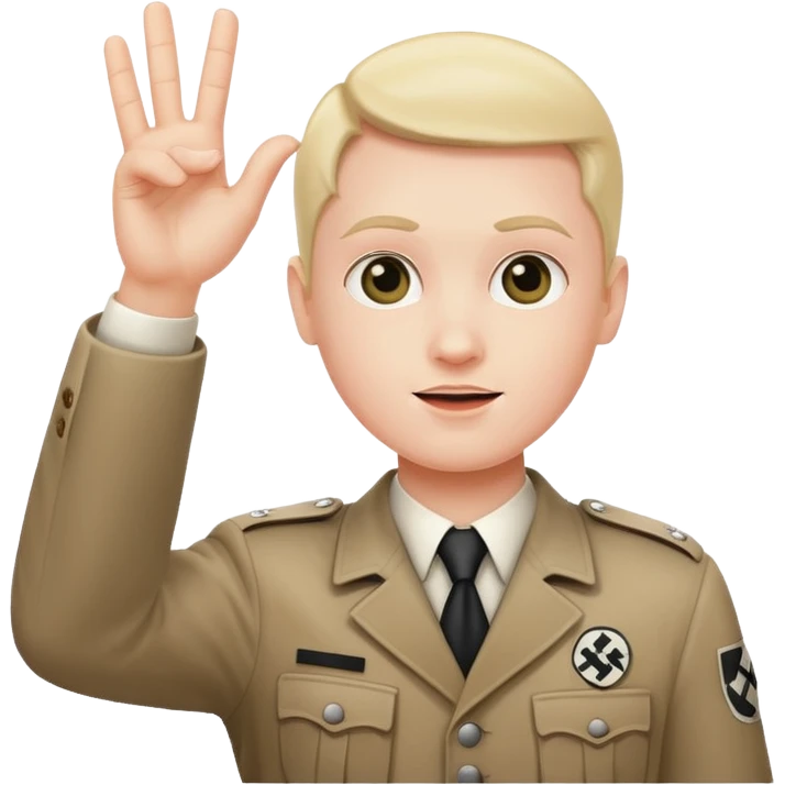 Nazi salute emoji