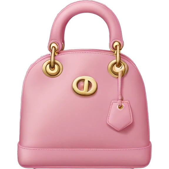 a pink dior bag emoji