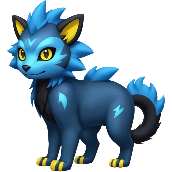 Luxray-Fakémon-hybrid-creature (full body)  emoji