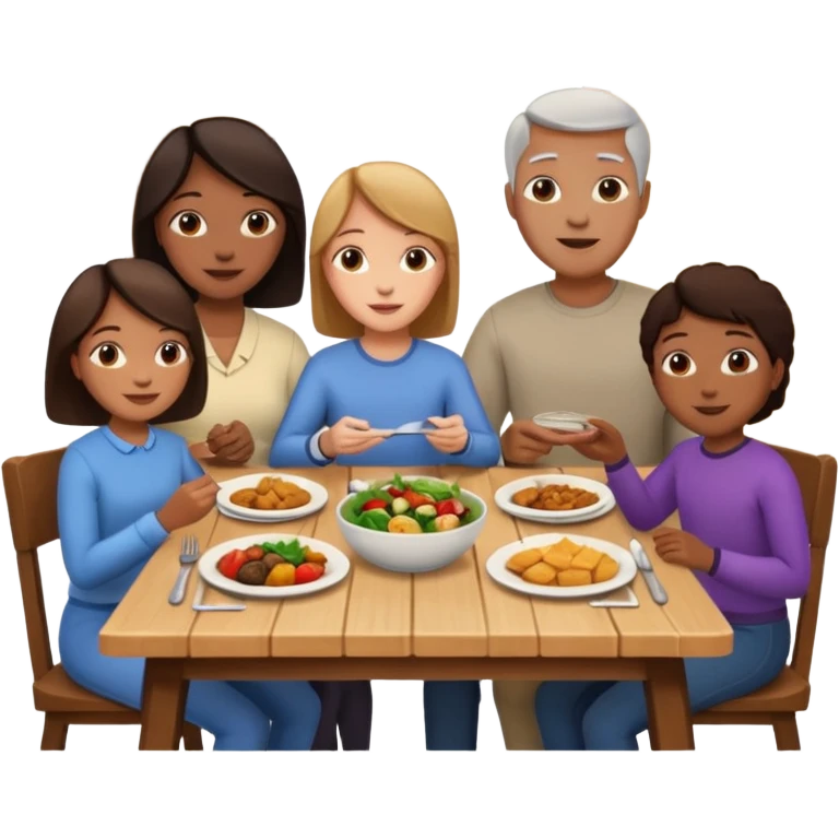 family dinner emoji