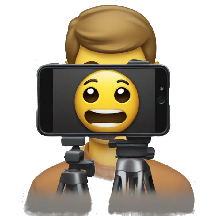 iPhone filming emoji