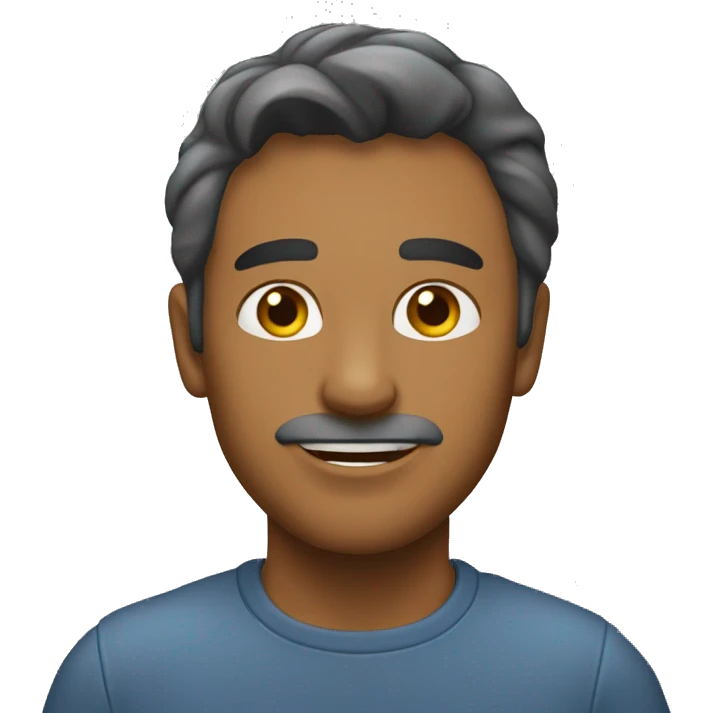 Коричневый пудель  emoji