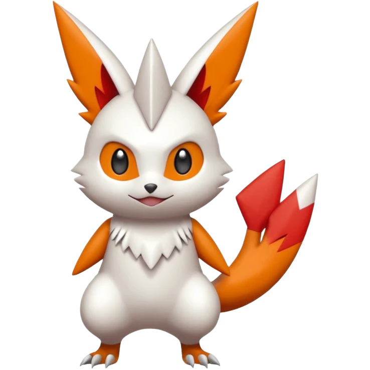 Victini-Pichu-Zangoose-Fakémon-hybrid-creature (full body)  emoji