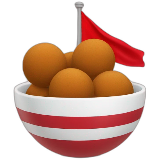 amsterdam-flag-with-bitterballen emoji