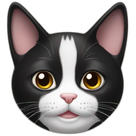 tuxedo cat wearing tuxedo emoji