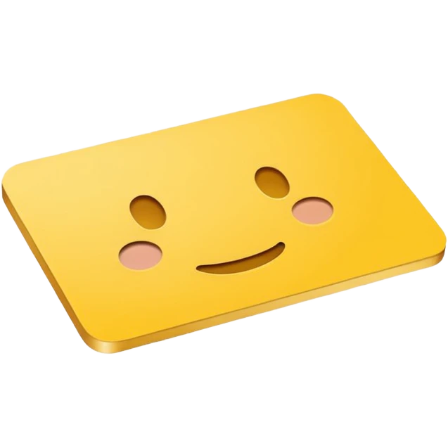 yellow card emoji