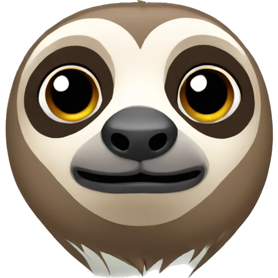 side eye sloth  emoji