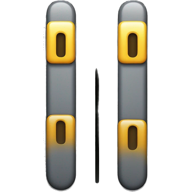 pause button the left vertical line color is #274690 and the right vertical line is #3498db emoji