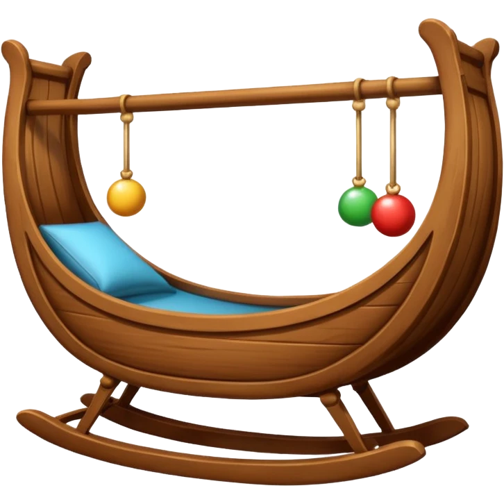 noel wood cradle emoji