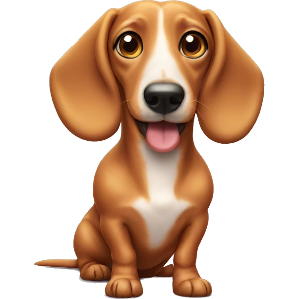 Wiener dog emoji