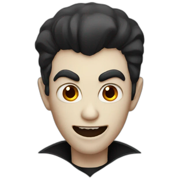 Chat vampire emoji
