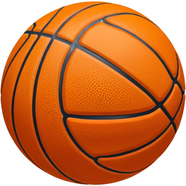 Un emoji de un balón de básquet transparente  emoji