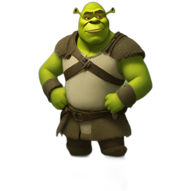 Shrek in swamp emoji