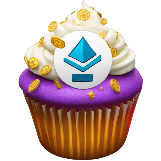 Cupcake token emoji