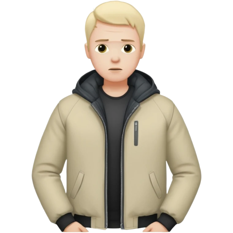 no me gusta el frio emoji hombre de torzo iOS agarrandose emoji