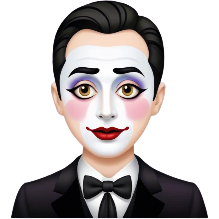 Emce from cabaret alen cumming white face  emoji
