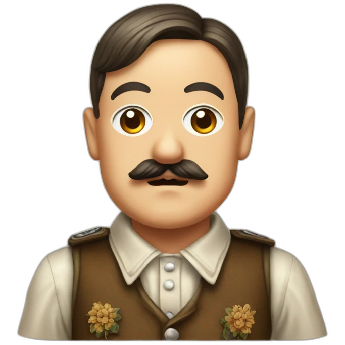 Adolf Hitler in Oktoberfest Clothes emoji