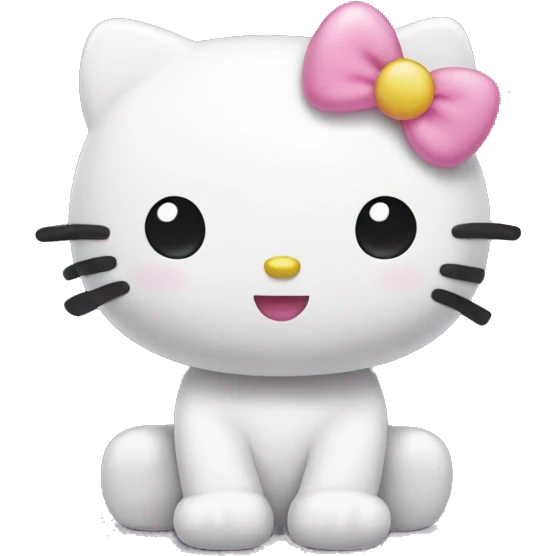 Cute Hello kitty  emoji