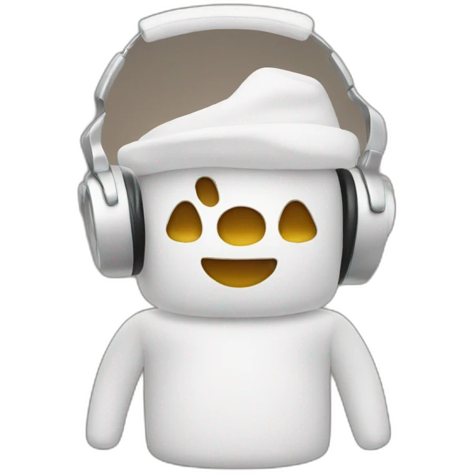 marshmallow dj emoji