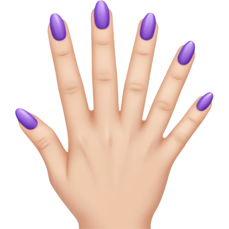 Purple nails emoji