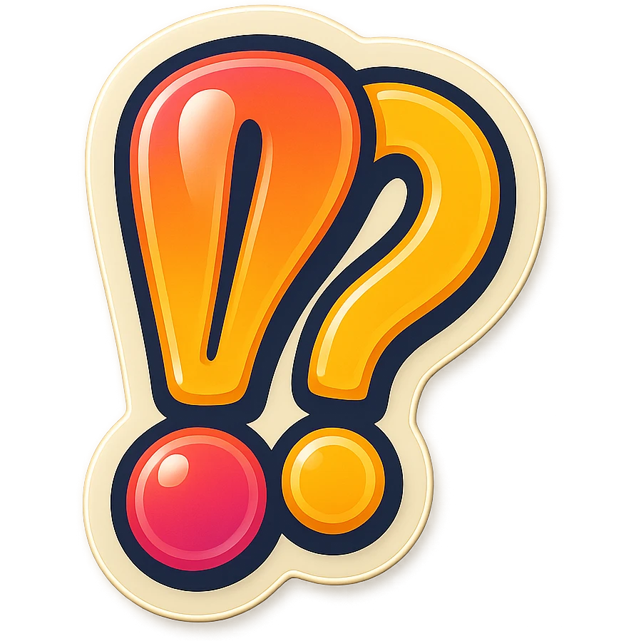 confusion ass exclamation mark
 emoji